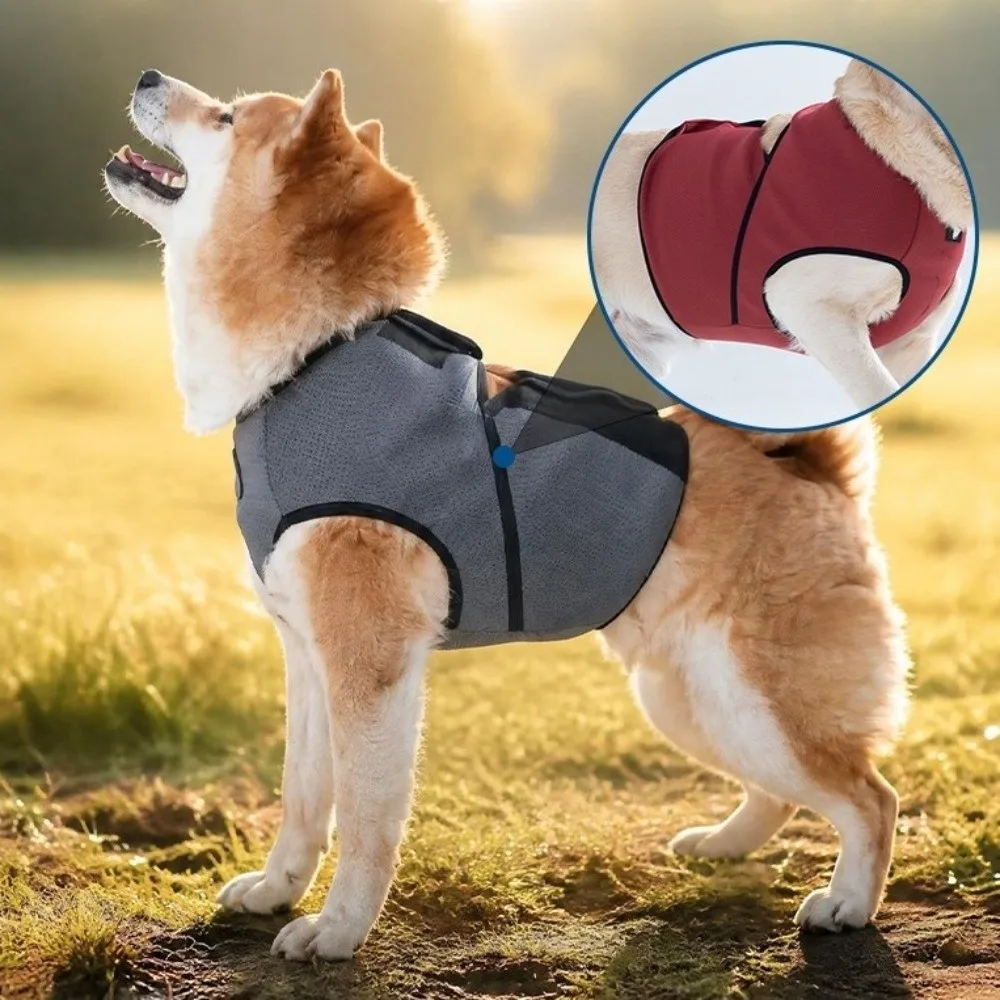 Practical Breathable Dog Calming Vest Adjustable Soft Dog Soothing Clothes Comfortable Pet Anti-Frightening Vest Travel