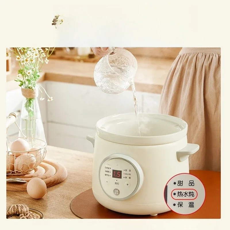 Small ceramic purple sand pot complementary food pot stew cup porridge cooking machine