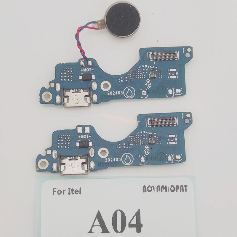 For Itel A04 A57 P37 A49 P36 S16 P38 Pro USB Dock Charger Port Headphone Jack Microphone MIC Flex Cable Charging Board Vibrator