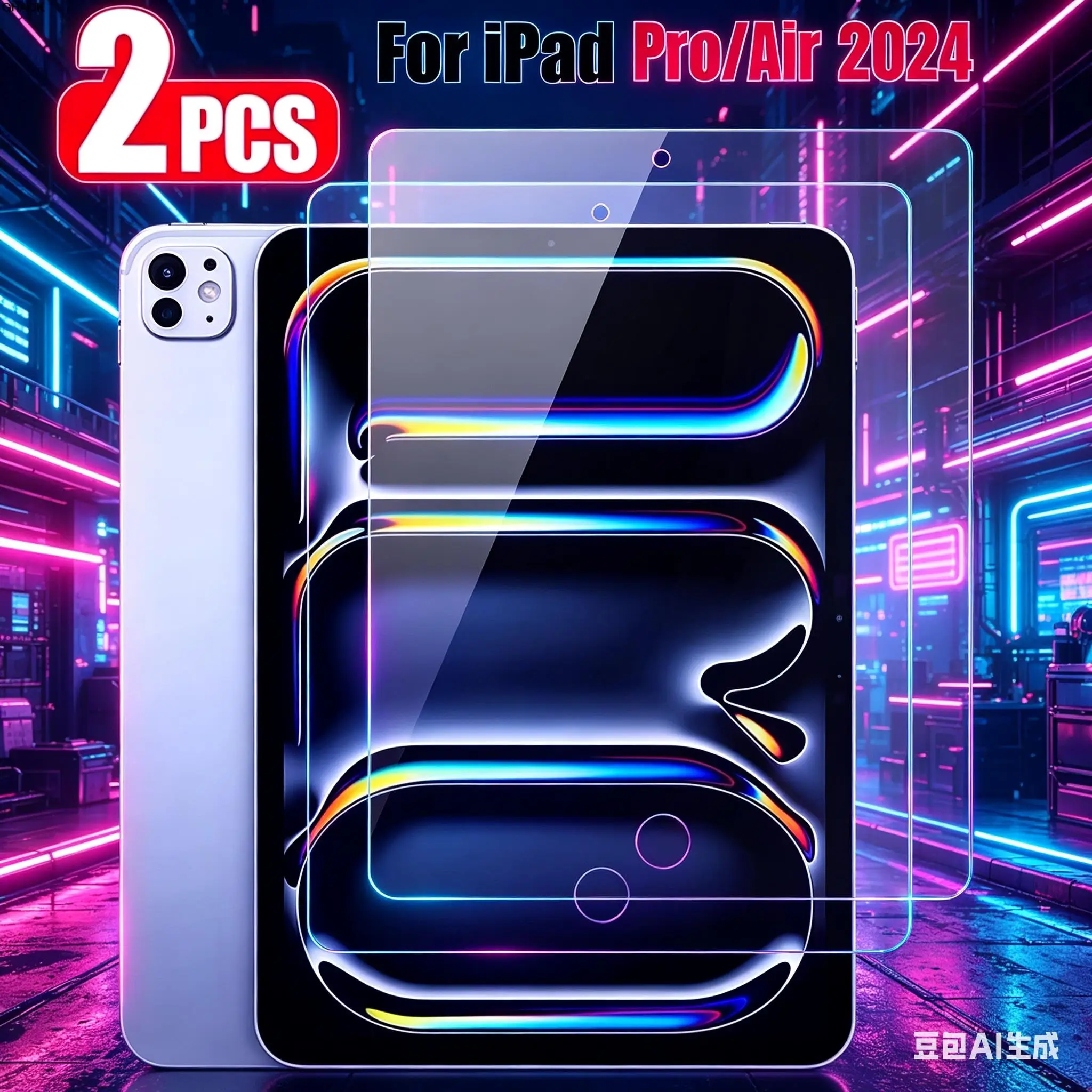 Tempered Glass Screen Protector for iPad 11th A16 2025 For iPad 10 9 8 7 6 5 Air 4 3 2 Mini  10.2 9.7 10.5 10.9  2020 2021 202