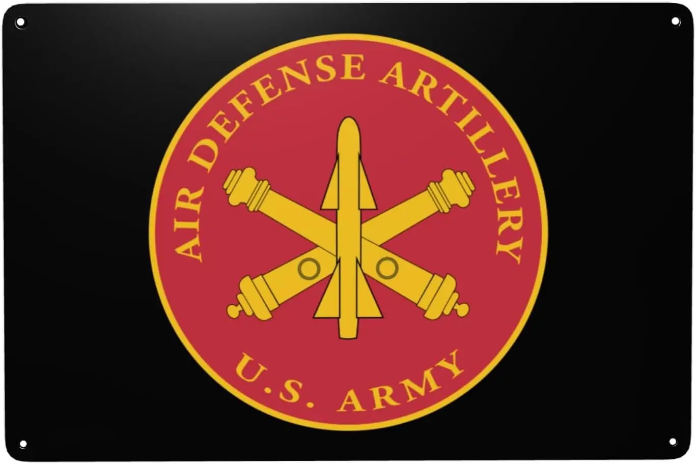 United States Army Air Defense Artillery plaque Tin Signs  Funny Vintage Metal Sign Man Cave Decor Garage Wall Decor