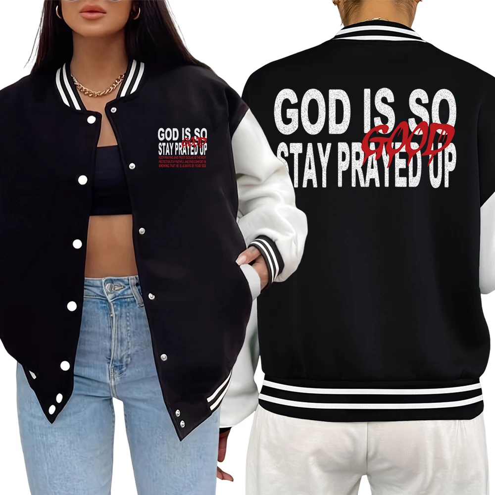 

Женская куртка Stay Pryed Up Design, удобная осенняя бейсбольная майка, теплая повседневная уличная одежда, винтажная женская одежда унисекс Y2K