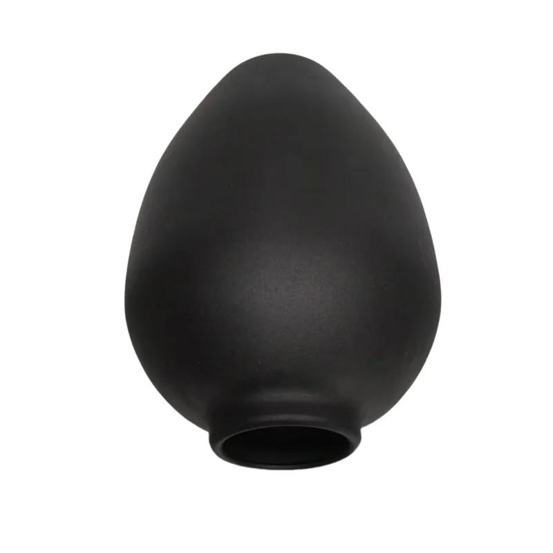 ZZ Matte Black Vintage Iron Vase Flower Arrangement Hydroponic Decorative Flower Container Wabi-Sabi Style Hotel Tea