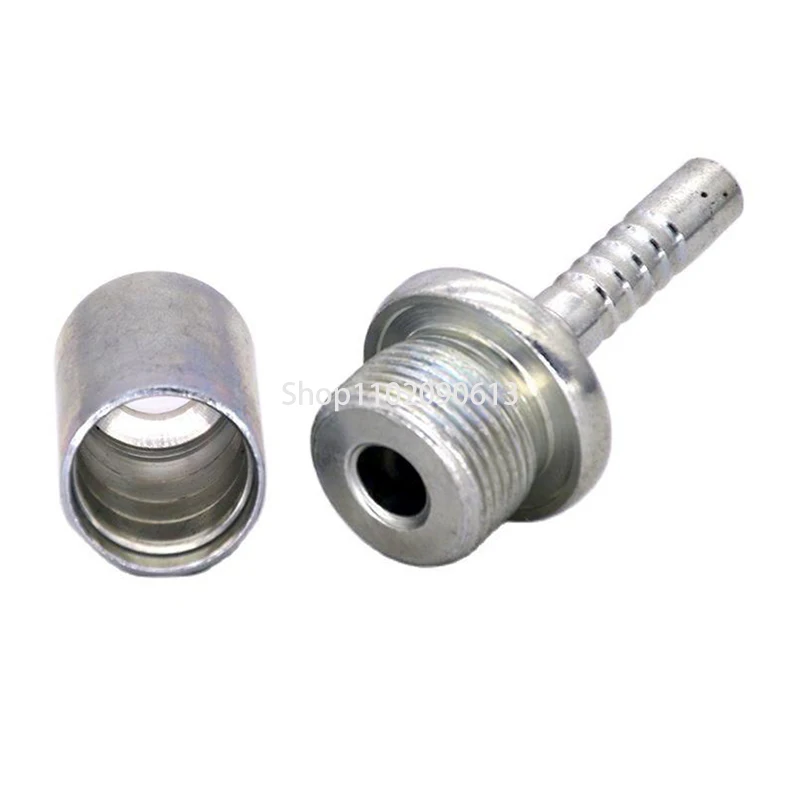 High Pressure Washer Hose Insert Fittings DN6 D14mm Ring Nut M22 Car Washer Water Cleaning Hose Pipe Fitting Twist Connector