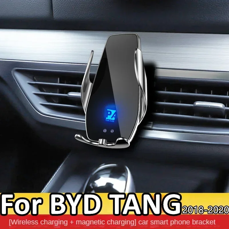 

2018-2020 For BYD Tang Phone Holder Wireless Charger Car Mount Navigation Bracket GPS Support