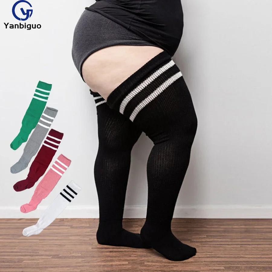 Plus Size Women Thigh High Winter Socks for Thick Thighs-Extra Long&Over the Knee Stockings-Leg Warmer Boot Sock with Thigh Belt