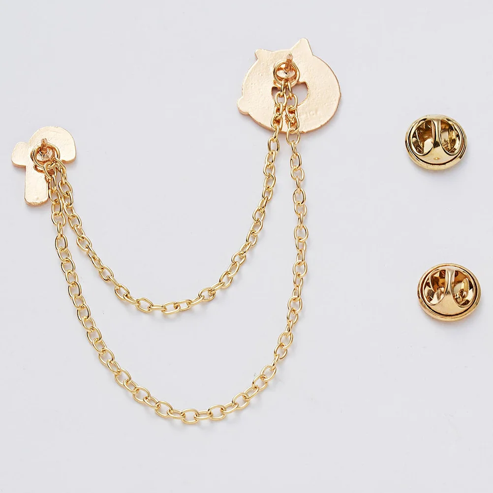 

5Pcs Xmas Santa Claus Brooch Pin Christmas Brooch Decorative Lapel Pin Cartoon Badges Christmas Brooches Decor