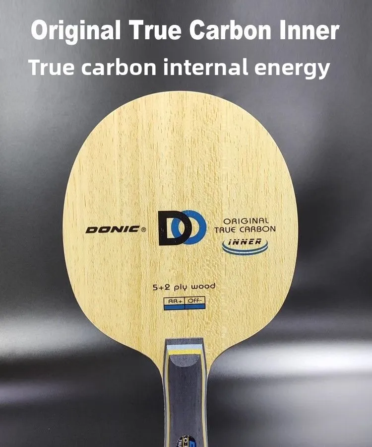 DONIC Ping Pong Bottom Plate True Carbon Internal Energy Carbon Attack Type Mixed Aromatic Carbon Horizontal Plate 33191