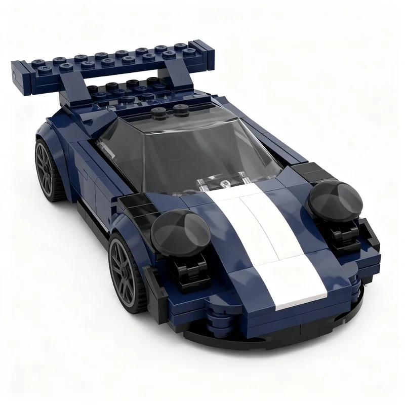 201pcs MOC City Champions Porche 911 Gt3 Rs Model Christmas Gift Creative Home Decoration And For Lovers Desk