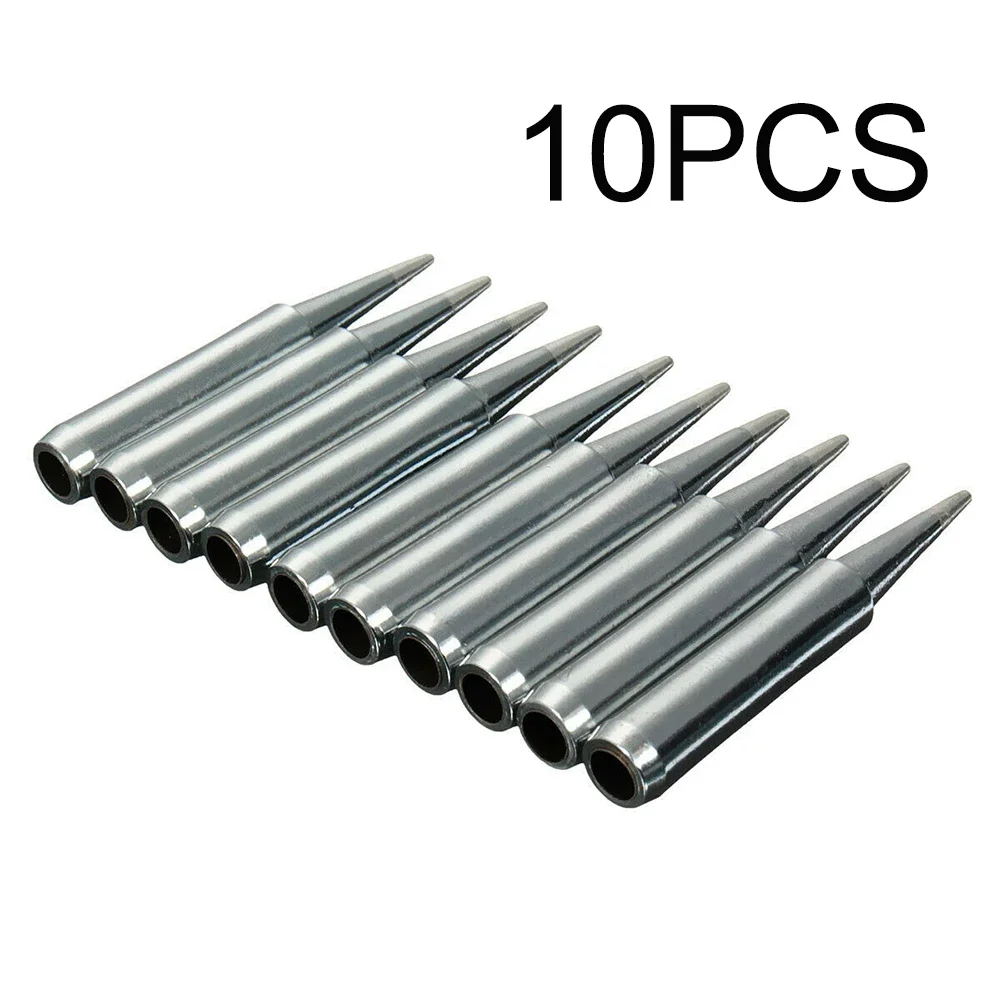 10pcs 900M-T-B Solder Iron Tips Set Lead-Free Pure Copper Welding Solder Tools For Soldering Station Home