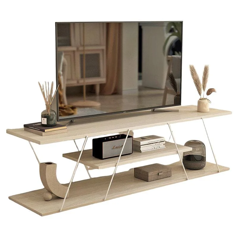 Modern simple small apartment TV cabinet, household storage locker, sub-side cabinet combination, living room simple TV cabinet