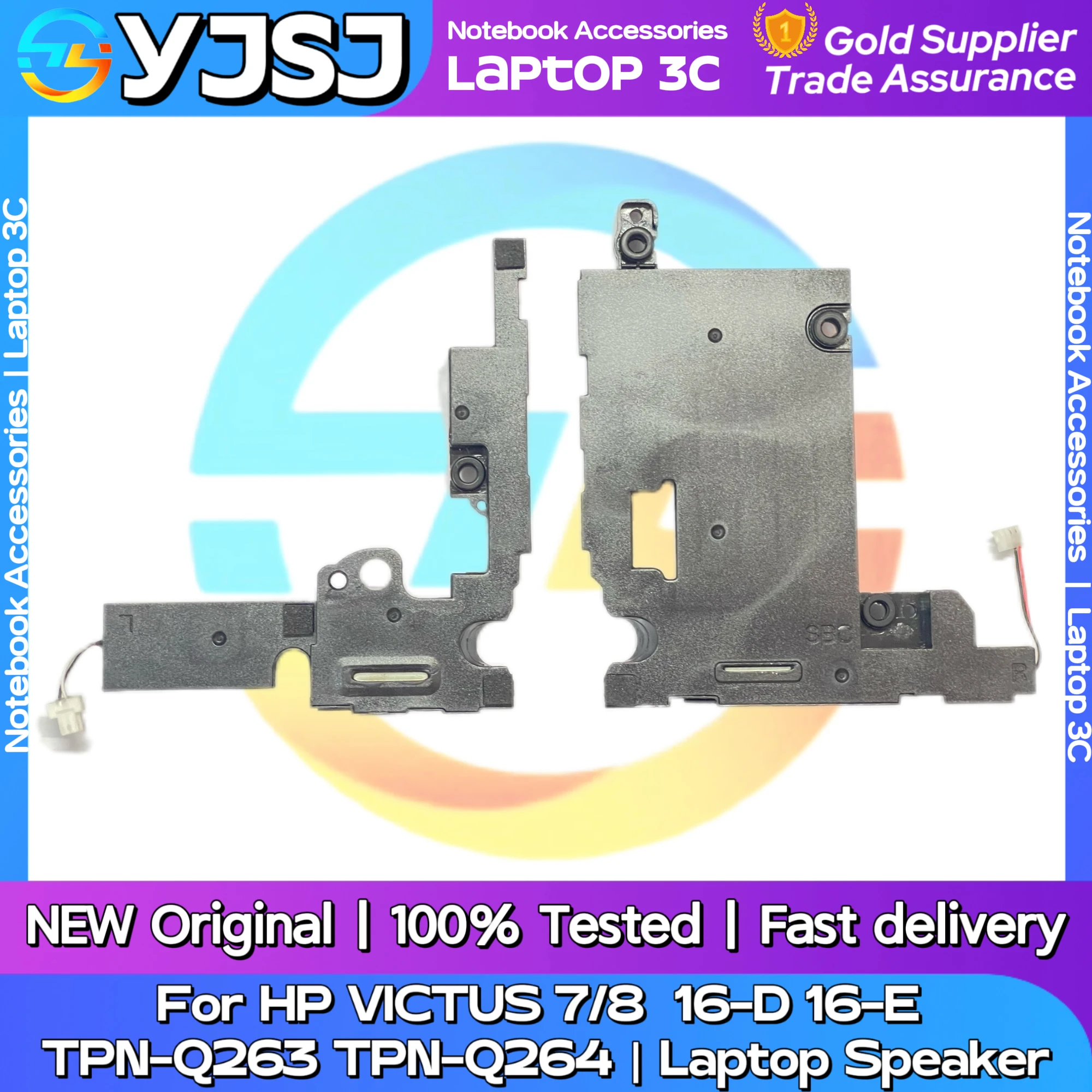 New Original Laptop Notebook Audio Speaker For HP VICTUS 7/8  16-D 16-E  TPN-Q263 TPN-Q264  built-in speaker horn audio