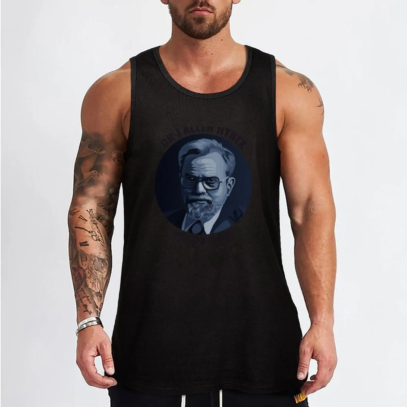 Dr J Allen Hynek - Project Blue Book Tank Top sleeveless clothes for men summer