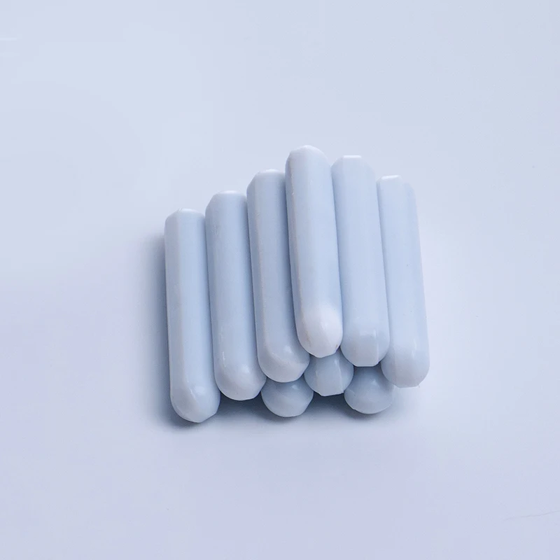 C7x40mm PTFE Magnetischen Rührstab Rührer Mixer Rühren Bars Typ-C Zylindrischen Rühren Stange, 10 stücke