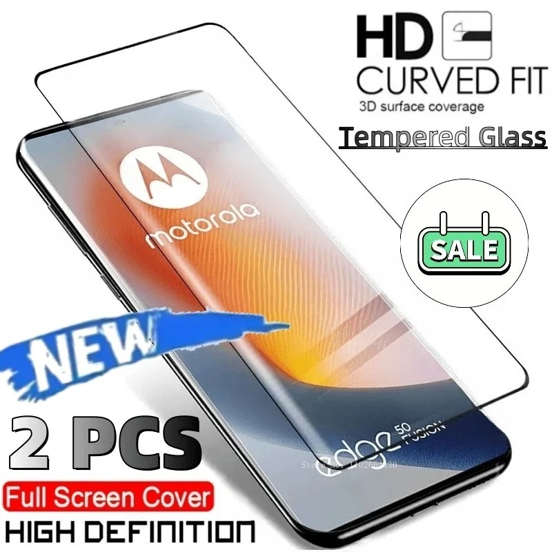 2 pices verre de protection verre tremp pour Motorola Edge 50 60 Fusion 40 30 Pro protecteur d'cran pour Moto G85 G84 G35 G75 G45 Film