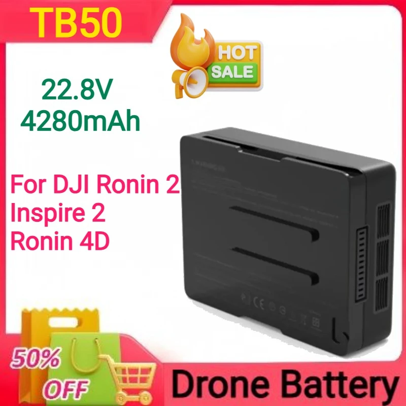 

22.8V 4280mAh TB50 Intelligent Battery Capacity for DJI Ronin 2/Inspire 2/Ronin 4D New in Stock