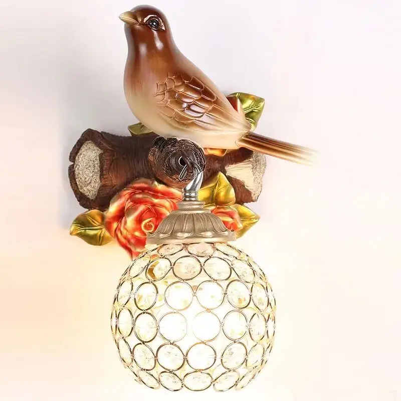 AFRA Modern Bird Wall Lamps LED Interior Nordic Resin Sconce Light for Home Living Room Bedroom Corridor Fixture