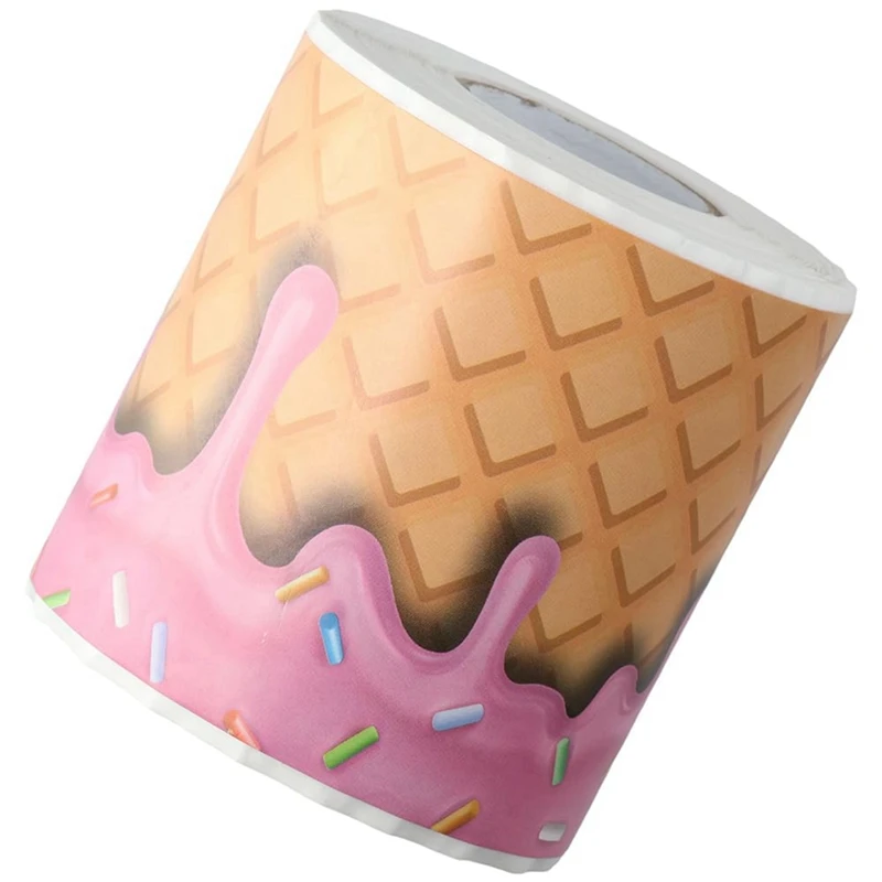 Self-Adhesive Ice Cream 65.6Ft Bulletin Board Border Bulletin Board Sticker Decorations For Classrooms Chalkboard