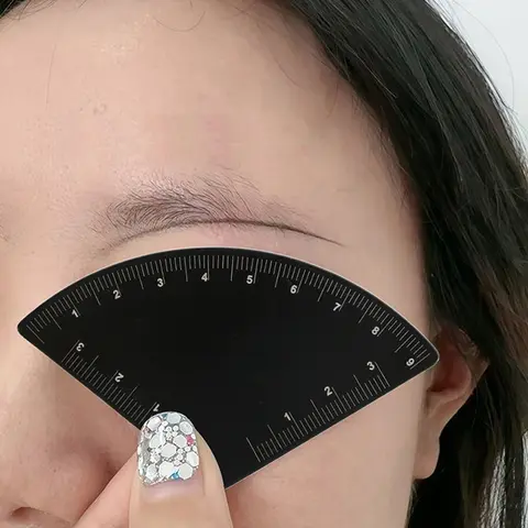 Eyebrow Ruler Microblading Mapping Tool Shaping Permanent Makeup Drawing Guide Ruler Tattoo Aluminum Alloy Fast Drawing Eyebrow