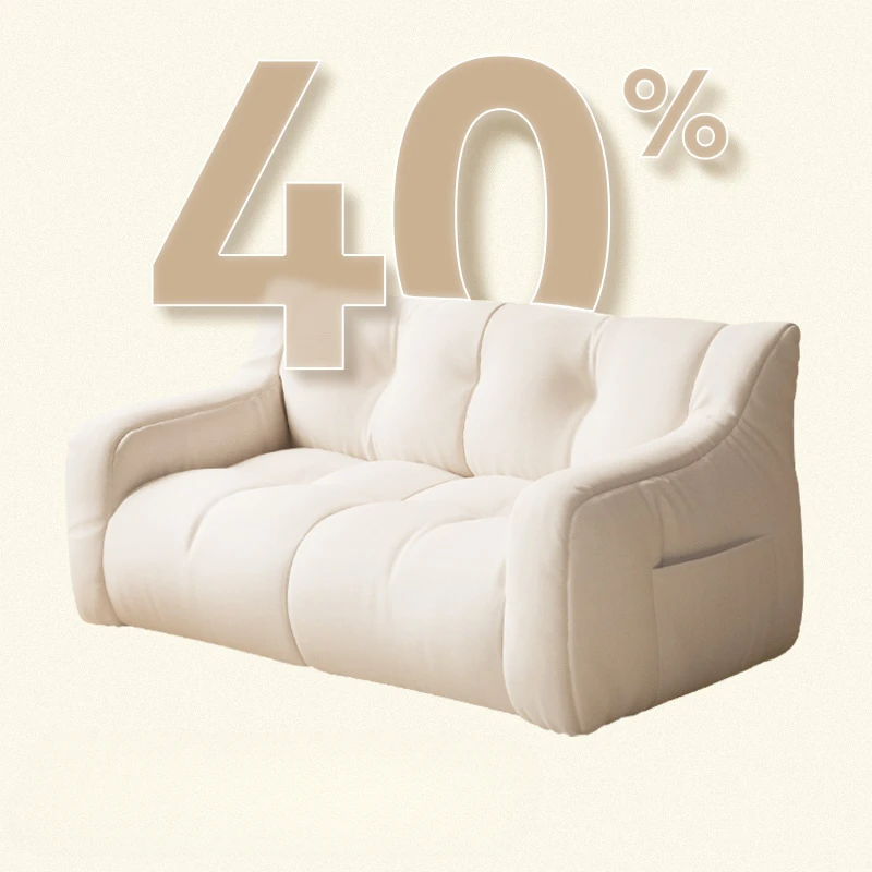 Bean Bag Lazy Sofa Modern Nordic White Loveseat Sofa Reclining Designer Divani Sofaset Furniture For Living Room