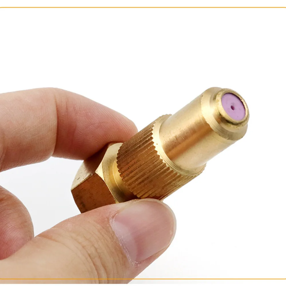 Adjustable Copper Ceramic Sprinkler Nozzle For Greenhouse Irrigation Dust Control Pesticide Sprayer Garden Watering Device