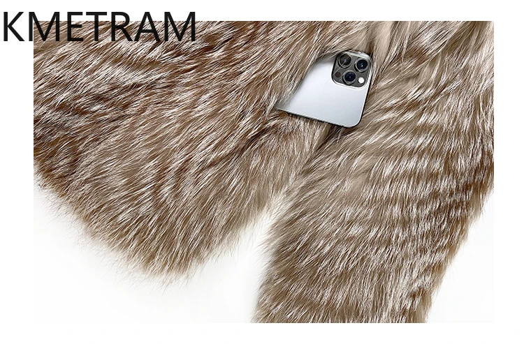 100% manteau de fourrure de renard naturel femmes de haute qualité veste de fourrure véritable en vrac hiver femme vêtements 2025 vestes en fourrure шу onder