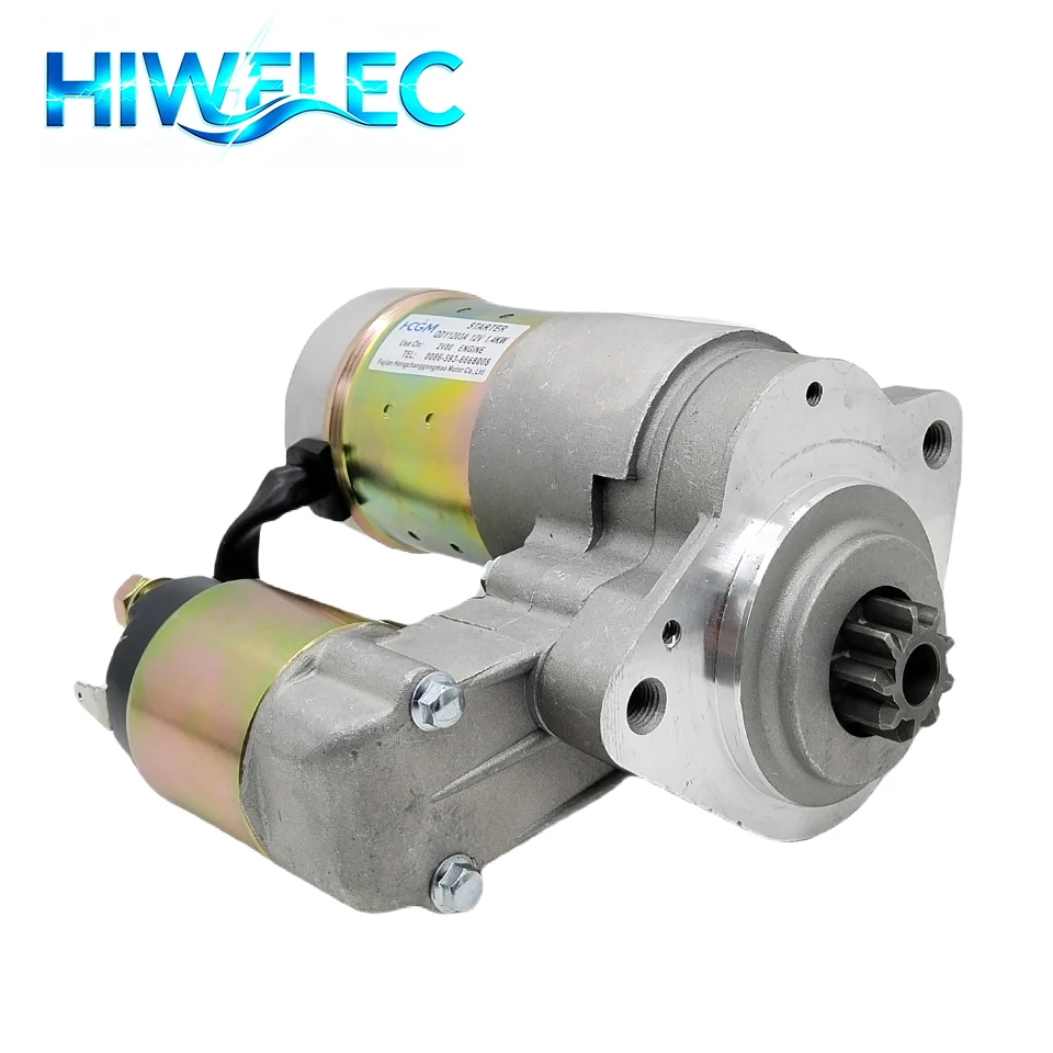 Generator Parts Starter Motor QDY1203A for Kipor KDE12STA KDE12STA3 KDE12EA KDE12EA3 Motor Starter KM2V80-15100