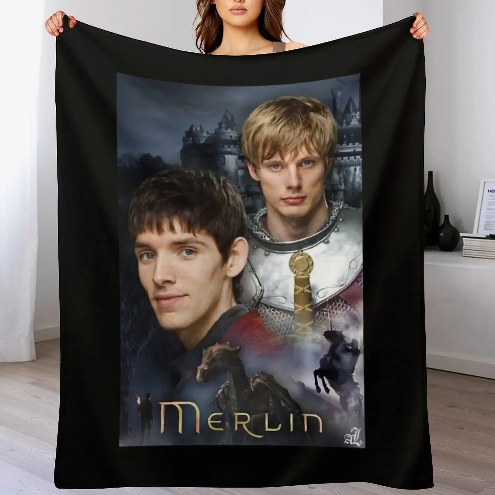 The Next Things Bbc Merlin Great Depression Throw Blanket Fluffy Cozy Throw Blanket for Home Decor