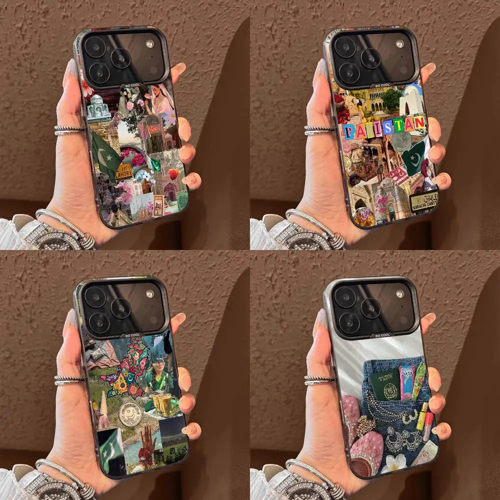 

Pakistani Style Collage Phone Case For iPhone 17,16,15,14,13,12,11,Pro,Max,Plus,E,Air,Mini Black Tpu Cover
