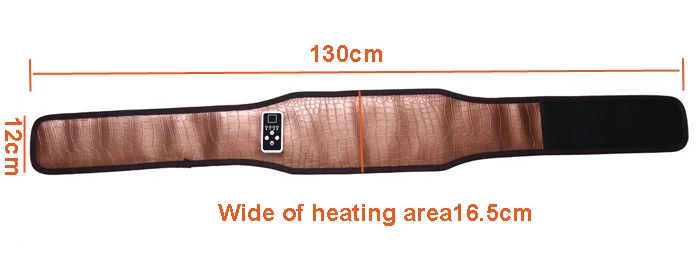 Korea Bio Wave Low Frequency Acupuncture Thermal Infrared Heat Therapy Heating Electrode Pads Tens Ems Massage Waist Belt