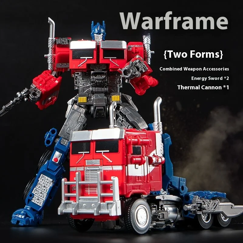 変形玩具車ロボット オプティマスプライム アクションフィギュア 合金製 子供向け