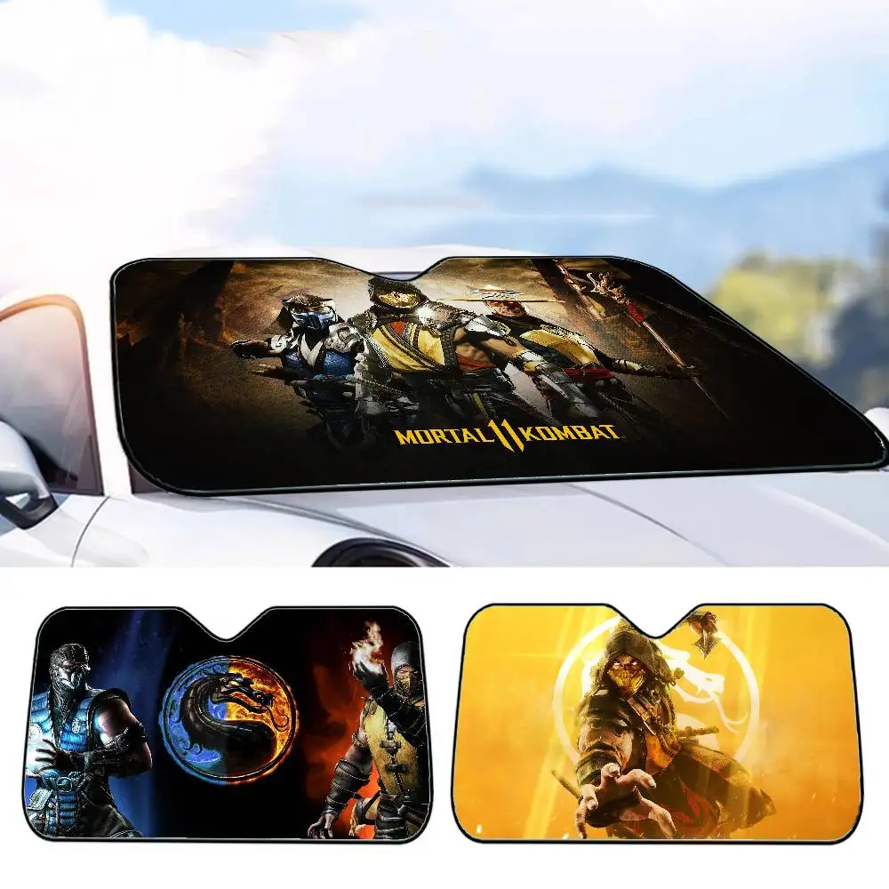 

Автомобильный солнцезащитный козырек Game M-Mortal K-Kombat, автомобильный солнцезащитный козырек, солнцезащитный козырек для окна, солнцезащитный козырек на переднее лобовое стекло, внутренняя перегородка, солнцезащитный козырек