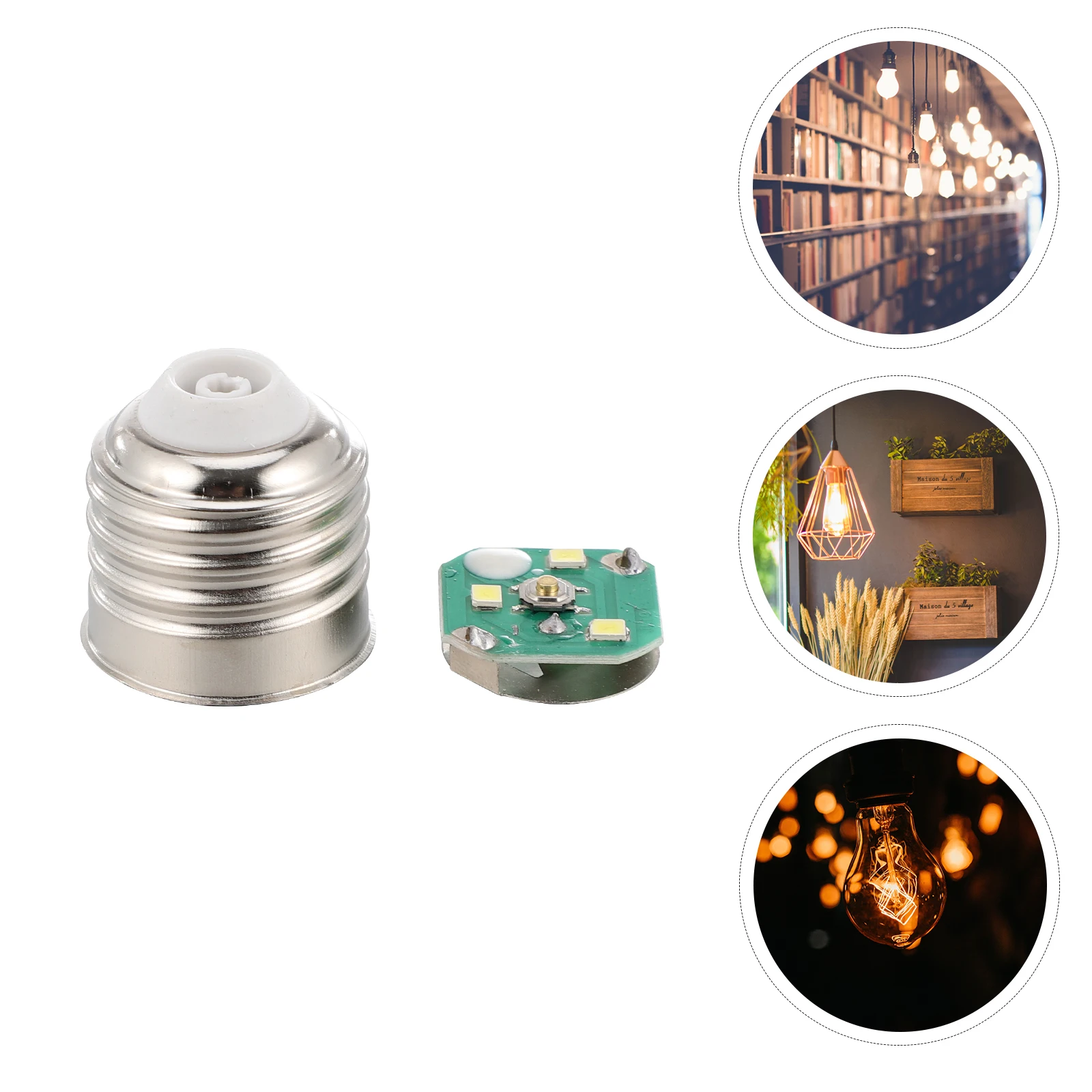 

14Pcs Light Bulb Cap Set DIY Accessories For Office Bedside Nursery Decoration