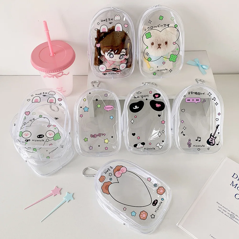 Women's Cute Transparent Baby Bag Baby Walk Bag Going Out Pendant Display Bag White Color Simple Funny Fashion For Kawaii Girls
