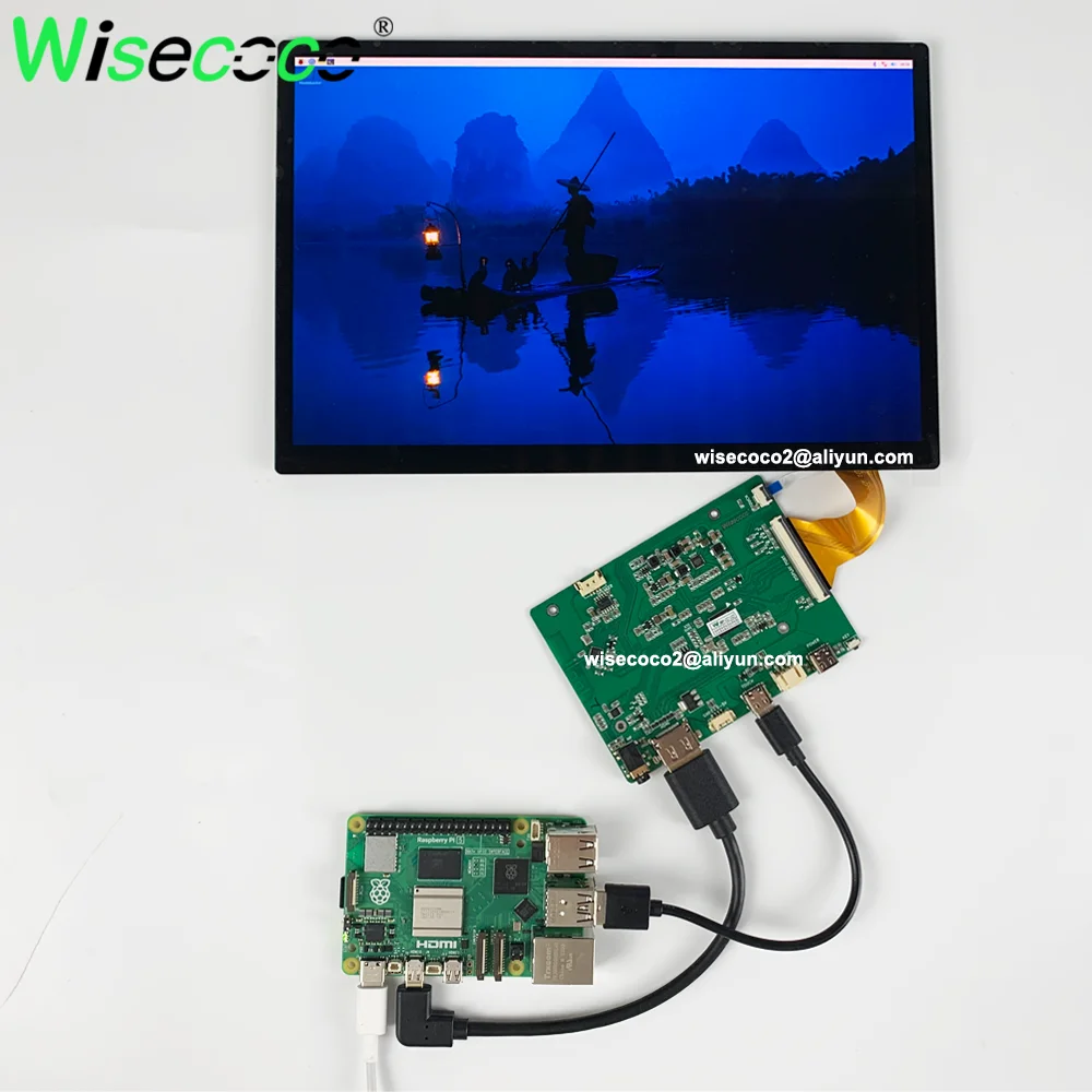 Raspberry Pi OLED Painel De Tela, Laptops, Tablets, Monitor OLED, Amoled Touchscreen, 2K IPS, 330 Nits, 10"