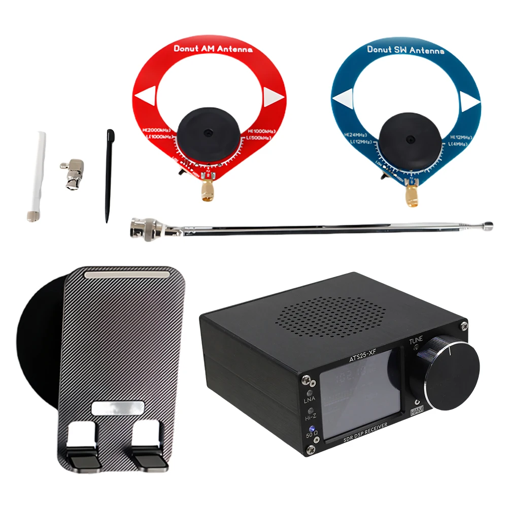 ATS25-XF DSP Ricevitore radio completo Decoder WIFI Touch screen LCD TFT da 2,8 pollici ATS25 X2 FM AM LSB USB Radio portatile full-band