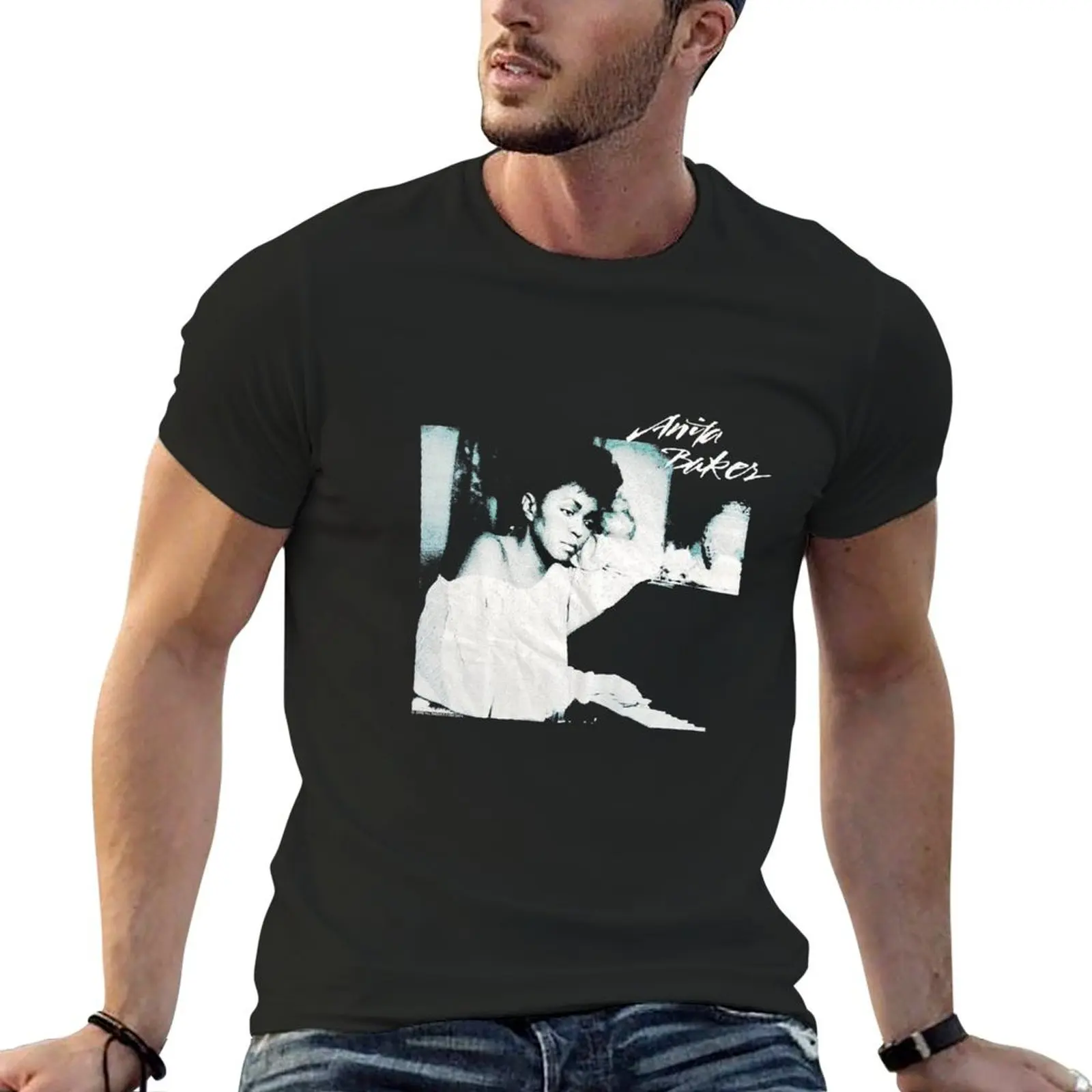 Anita baker compositions T-Shirt blue archive anime t shirts cute tops fitted t shirts for men