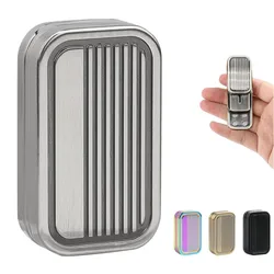 EDC Metal Fidget Slider Magnetic Push Card Decompression Anxiety Stress Reliever Toy Juguetes Para La Ansiedad Adulto