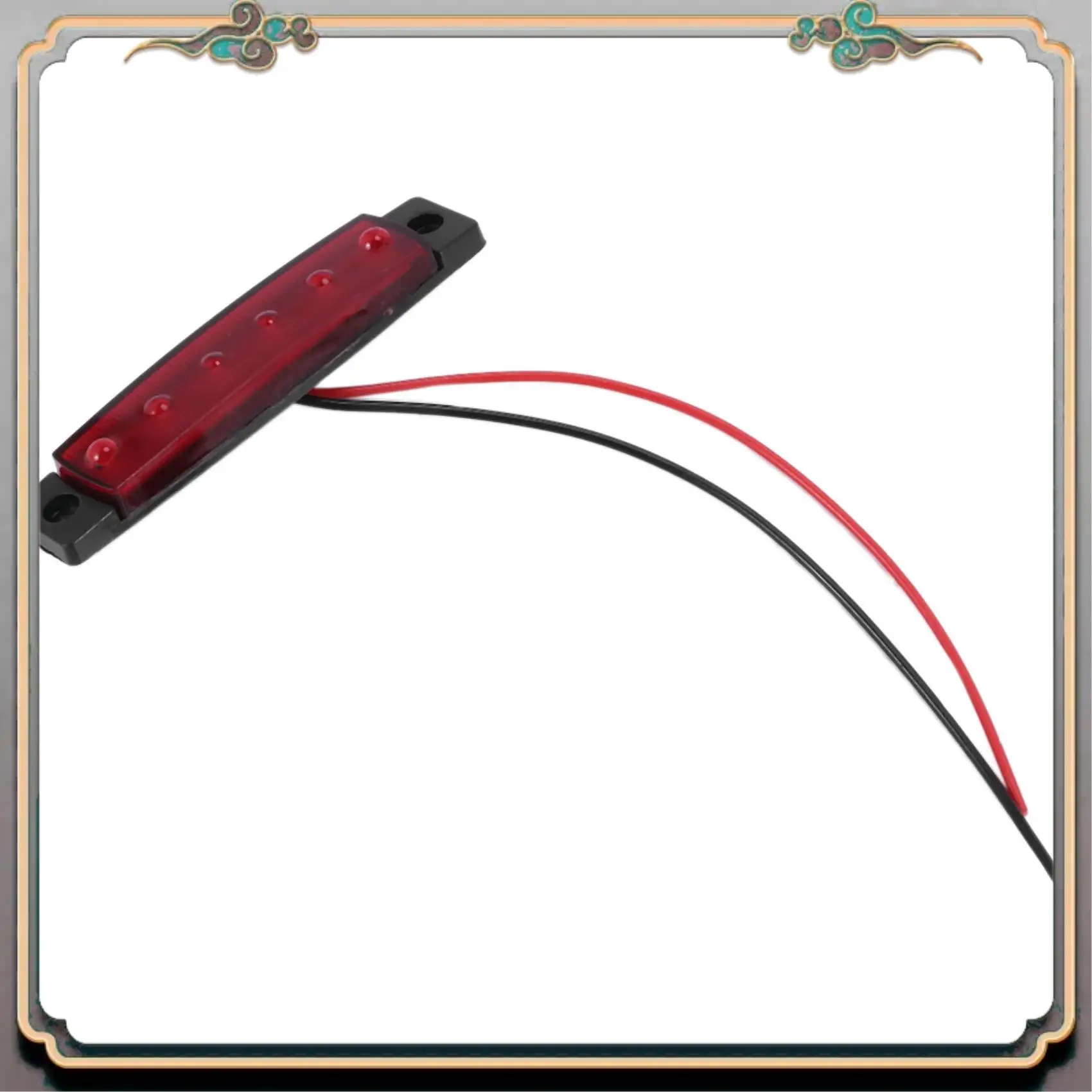 

Reliable-4Pcs Red Green Boat Navigation LED Lights Stern Lights Boats Starboard Light 12V