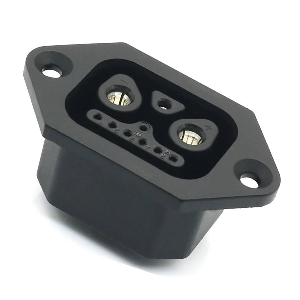 

Коннектор для хранения энергии на литиевых батареях 2+1+7, группа разъемов питания (папа-мама), угловой разъем для зарядки электромобилей 35А