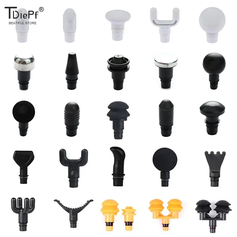 

1pc/1set Replacement Heads For Massage Gun Muscle Stimulator Body Relaxation Shaping Exercising Fascia Gun Massager HeadPistool