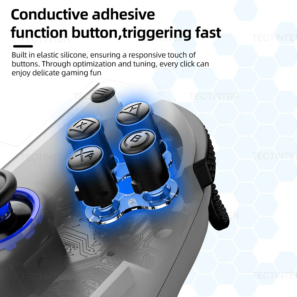 BSP-D11 وحدة تحكم ألعاب لاسلكية للتبديل/أندرويد/IOS اللوحي ل PS3/PS4 غمبد متوافق مع بلوتوث عصا التحكم القابلة للسحب