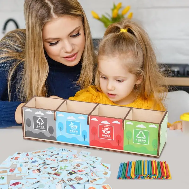 

Waste Management Toy Trash Sorting Toy For Early Education Multifunctional Interactive Kids Play Set Interactive Kids Play For