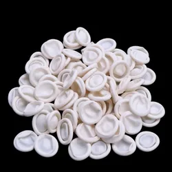 100/200/300PCS Disposable Latex Rubber Finger Cots Sets Fingertips Protector Gloves New  Watch Repair Tool