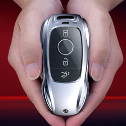 2024 New Ziny Alloy Car Key Case Cover for Mercedes Benz A B C E S Class W204 W205 W210 W212 W213 W176 W463 GLC GLB GLE AMG