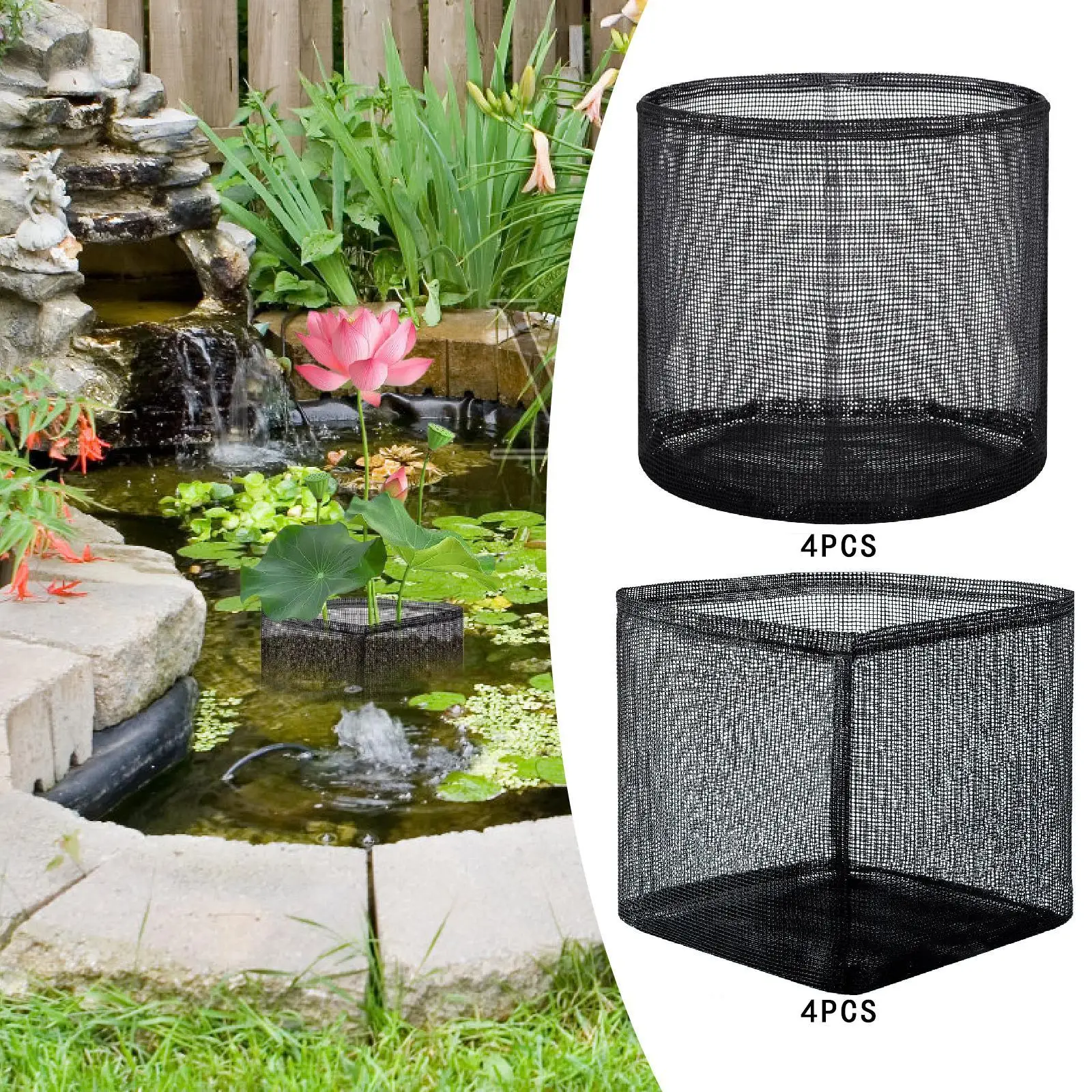 4Pcs Planter Pots M… - image