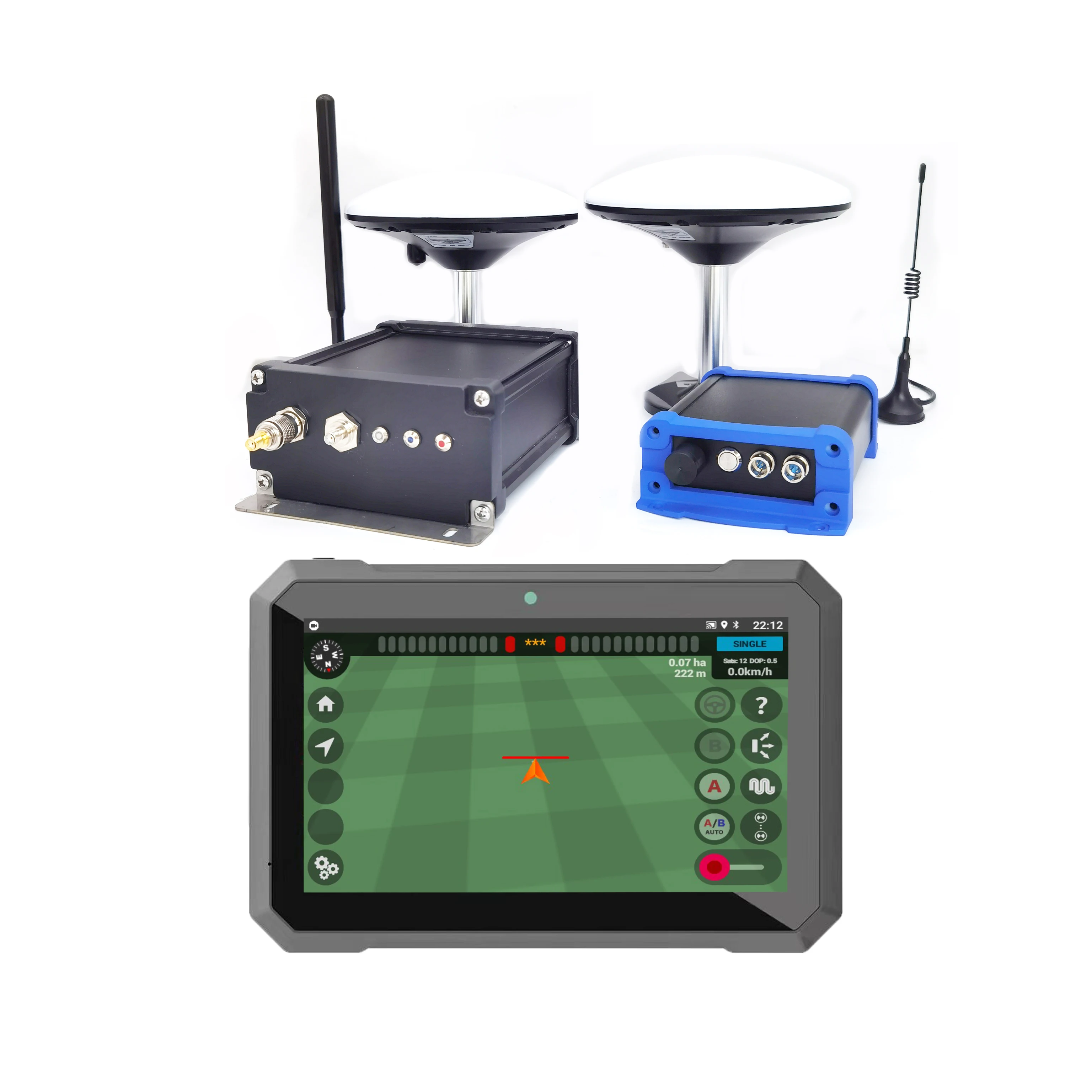 Ruihao Universal Ublox F9P Android Os Rtk Gnss F9P Rtk Survey For Spraying From Factory