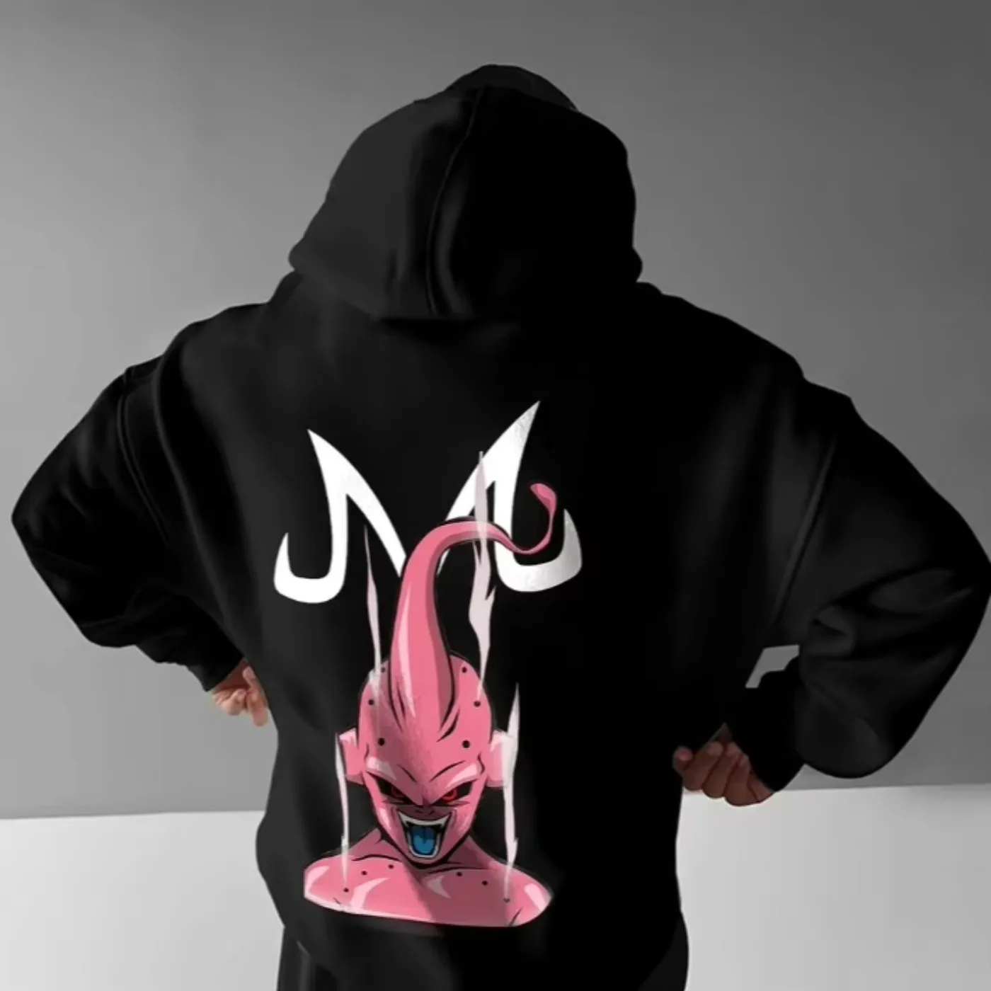 

Dragon Ball Demon Buou аниме, толстовка большого размера, мужская толстовка, осенняя одежда Y2k, свободный хлопковый женский топ с длинными рукавами