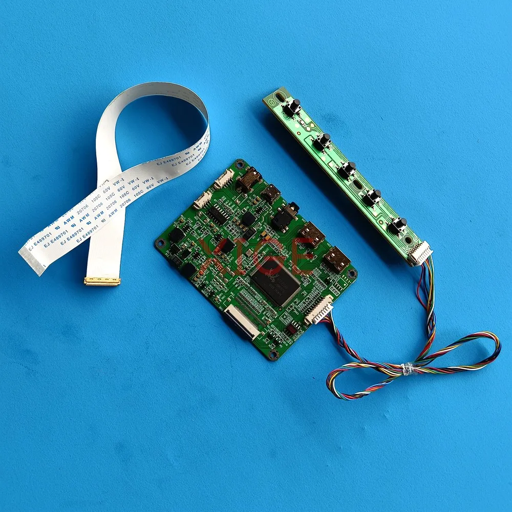 

Комплект DIY плата контроллера драйвера для NT140WHM-N31/N41/N42/N44 USB Micro 14 "1366x768 2HDMI-мини-экран ноутбука 30-контактный EDP