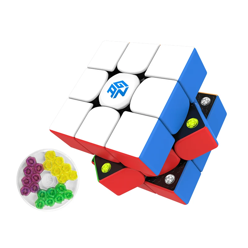 GAN 356M 3x3x3 Magnetic Magic Speed Cube Stickerless Gan 356 M Professional Fidget Toys Cubo Magico Puzzle